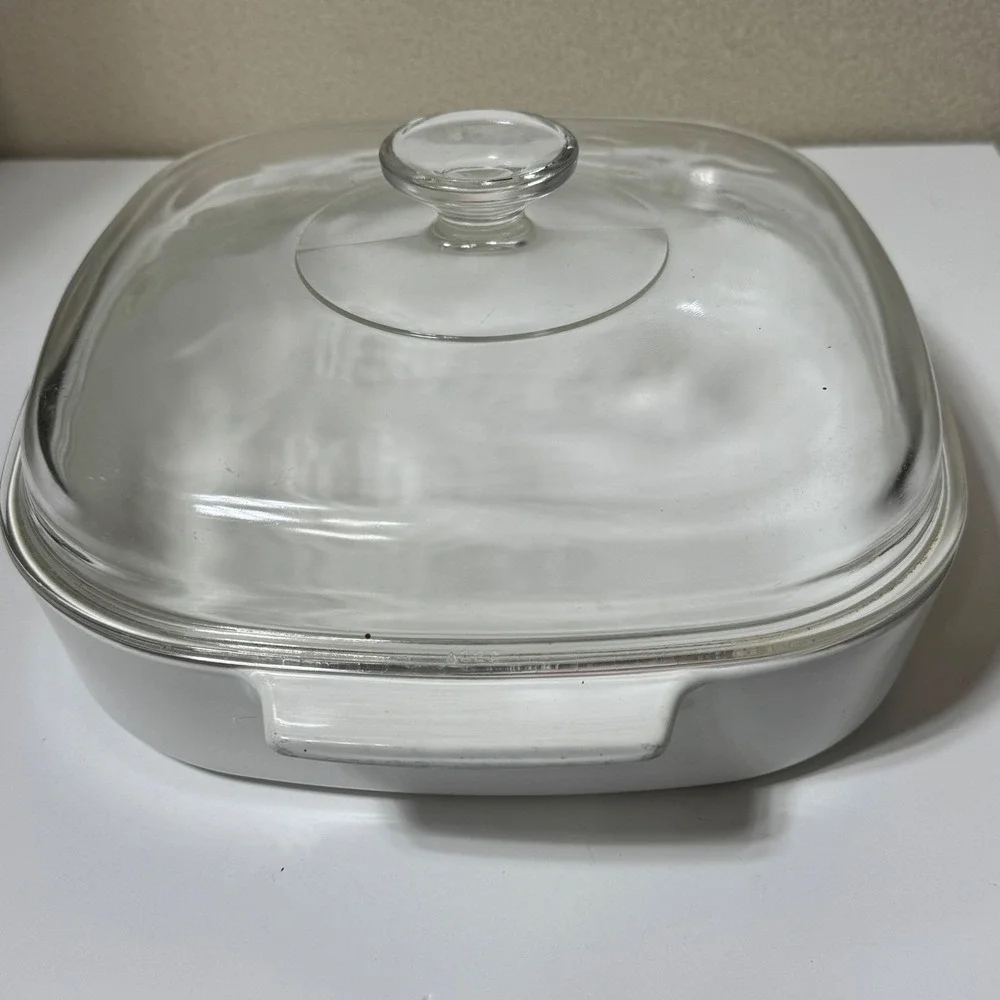 Corning Ware Le Romarin Spice O Life 10x10x2 Casserole Dish A-10-B Vintage Lid